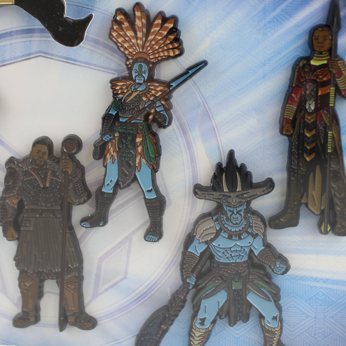 Load image into Gallery viewer, Black Panther: Wakanda Forever (Marvel) 8-Piece Set of Enamel Pins

