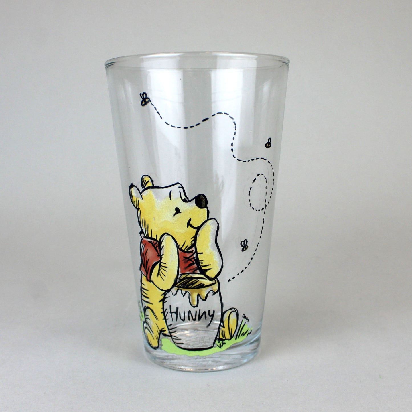 Winnie the Pooh Watercolor (Disney) 16oz Set of 4 Glasses