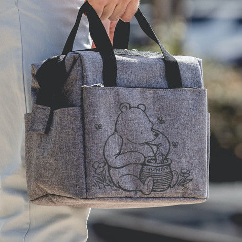 Winnie The Pooh (Disney) Heather Gray Insulated Lunch Tote Bag
