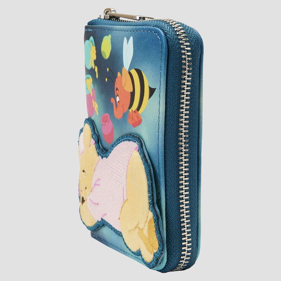 Load image into Gallery viewer, Winnie the Pooh &amp;quot;Heffa-Dream&amp;quot; (Disney) Glow Zip-Around Wallet by Loungefly
