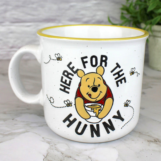 Load image into Gallery viewer, Winnie the Pooh &amp;quot;Here for the Hunny&amp;quot; (Disney) 20 oz. Camper Mug
