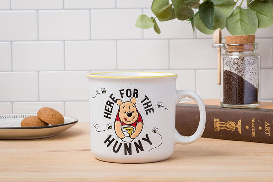 Load image into Gallery viewer, Winnie the Pooh &amp;quot;Here for the Hunny&amp;quot; (Disney) 20 oz. Camper Mug
