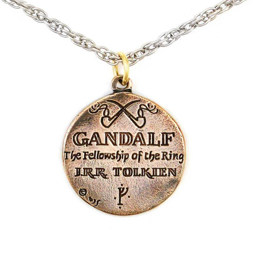 Wisdom of Gandalf™ Lord of the Rings Bronze Pendant