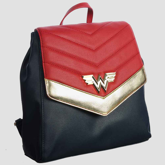 Load image into Gallery viewer, Wonder Woman (DC Comics) Quilted Mini Backpack
