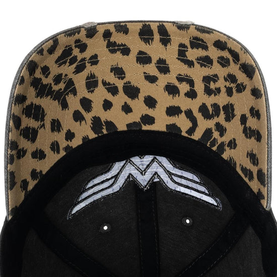 Load image into Gallery viewer, Wonder Woman (DC Comics) Leopard Print Logo Distressed Hat
