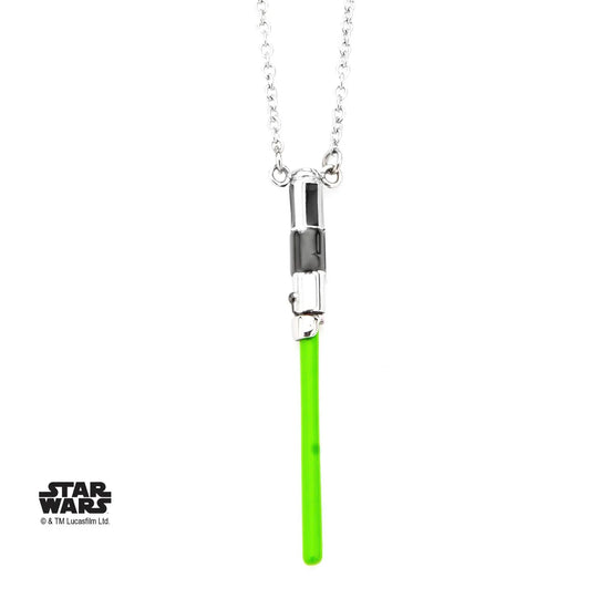 Yoda Lightsaber (Star Wars) Pendant Necklace