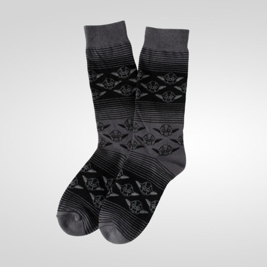 Yoda (Star Wars) Black Ombre Dress Socks