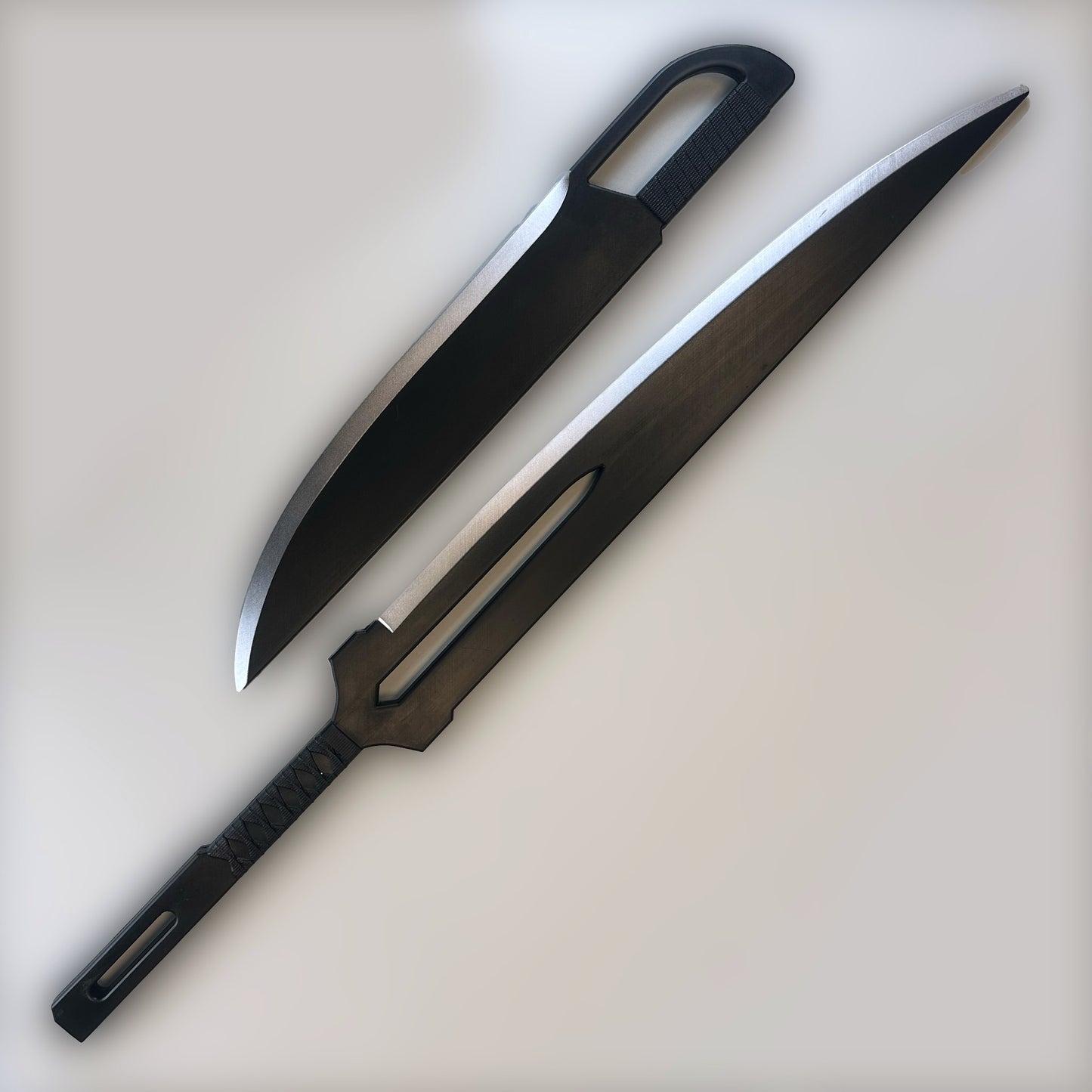 Load image into Gallery viewer, Dual Zangetsu Shikai (Bleach) Ichigo Kurosaki Foam Sword Prop Replica Set
